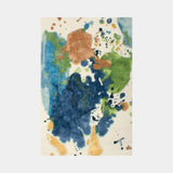 Serge Lesage Mask Blue Green Rug in blue green
