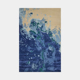 Serge Lesage Ocean Deep Blue Rug in deep blue