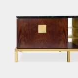 Sezione Brass Stand Luxury TV Cabinet, detail
