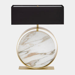 Sienna Calacatta Gold Marble Luxury Table Lamp