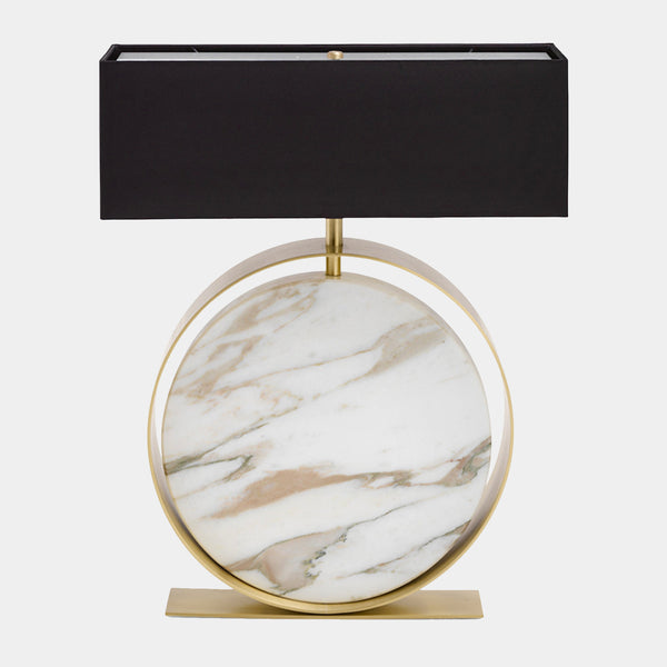 Sienna Calacatta Gold Marble Luxury Table Lamp
