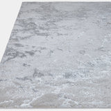 Snowstorm Metallic Luxury Rug, texture detail