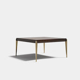 Sorrento Metal Leg Luxury Dining Table, alternative angle