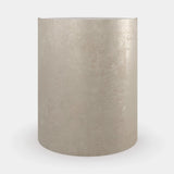 Spirale Travertine Luxury Side Table, side view