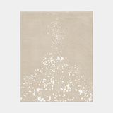 Caffe Latte Sugar Rug in botanic silk
