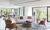 Synergy Split Layer Sofa styled in a luxury interior