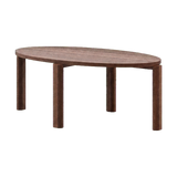 tasos oval walnut