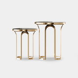 The Private Label Tower Side Table, available from Touched Interiors UK