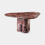 Triptych Triangular Marble Luxury Coffee Table, view 7
