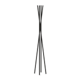 Laskasas Twisted Coat Hanger — Textured Black Iron