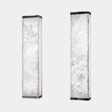 United Alabaster AD 1930 Wall Light in natural alabaster, studio view on grey