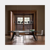 Valzer Adjustable Spot Linear Luxury Suspension Lamp, view 7