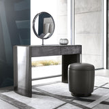 Giorgio Collection Mirage Vanity Desk in figured Mowingui, room view