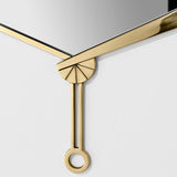 Ventaglio Semicircle Luxury Mirror, view 3