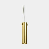 Viandante Cylinder Luxury Suspension Lamp in brass
