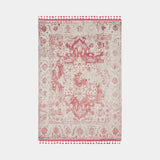 Vintage Sheen Viscose Rug, shown in Red