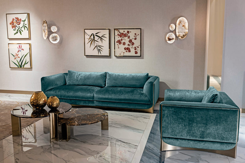 Modern Italian Living Room Furniture: Invest in a piece of the future with the Visionnaire Ca' Foscari collection. This award-winning collection of modern Italian furniture offers exceptional comfort, style, and sustainable design practices.
