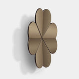 Vittoria Clover Luxury Wall Hook, shown in brown burnished brass