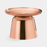 Voglia Reversible Footed Luxury Bowl, shown in copper