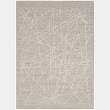 Wander Grey Wool Luxury Rug, available from Touched Interiors UK