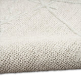 Wander Ivory Grey Wool Luxury Rug, available from Touched Interiors UK