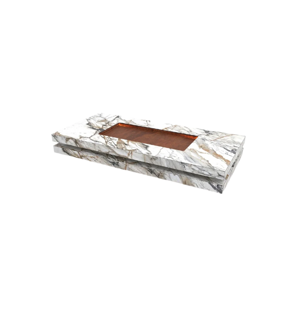 Tesoro Luxury Centre Table - White Edition Coffee Table