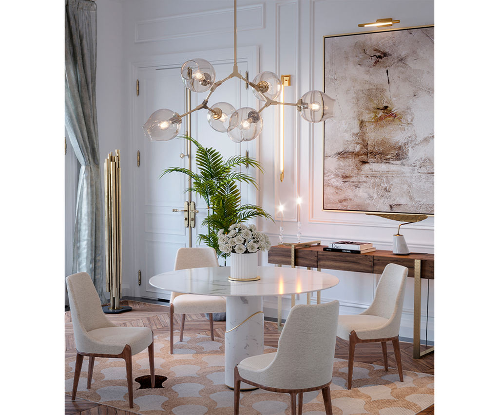 Yemen Minimalist Dining Chair: Solid Wood & Vellutino Fabric | Touched ...