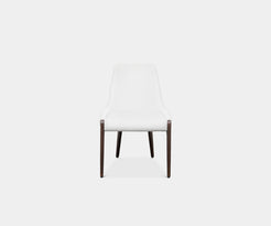 Yemen Minimalist Dining Chair: Luxurious Vellutino Fabric Upholstery.
