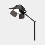 Zampetta Articulated Luxury Floor Lamp, shown in burnished brass
