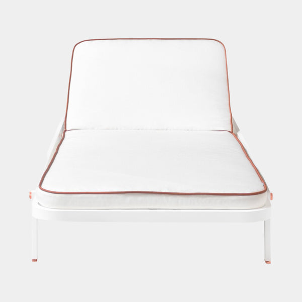 Ribbon Copper Plated Chrome Luxury Sunbed