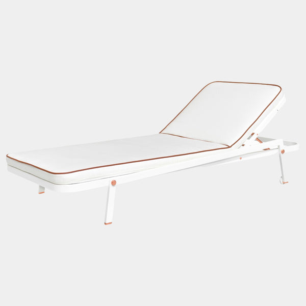 Ribbon Copper Plated Chrome Luxury Sunbed