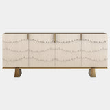 The Private Label Cliff Sideboard: Oak & Brass Detailing