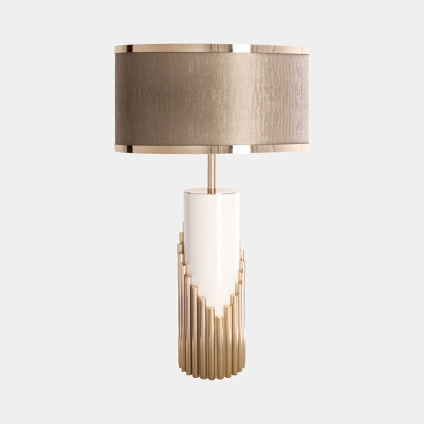 Aurum Symphony Table Lamp with Luxury Shade