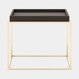 Azevedo Smoked Oak Matte Side Table