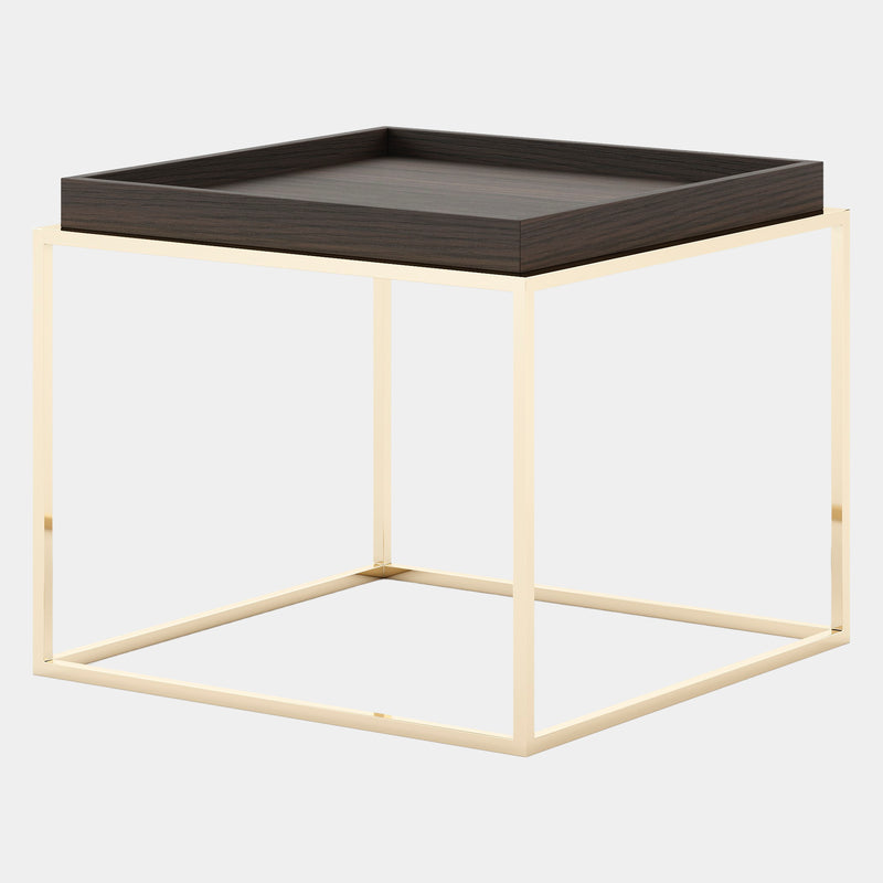 Azevedo Smoked Oak Matte Side Table