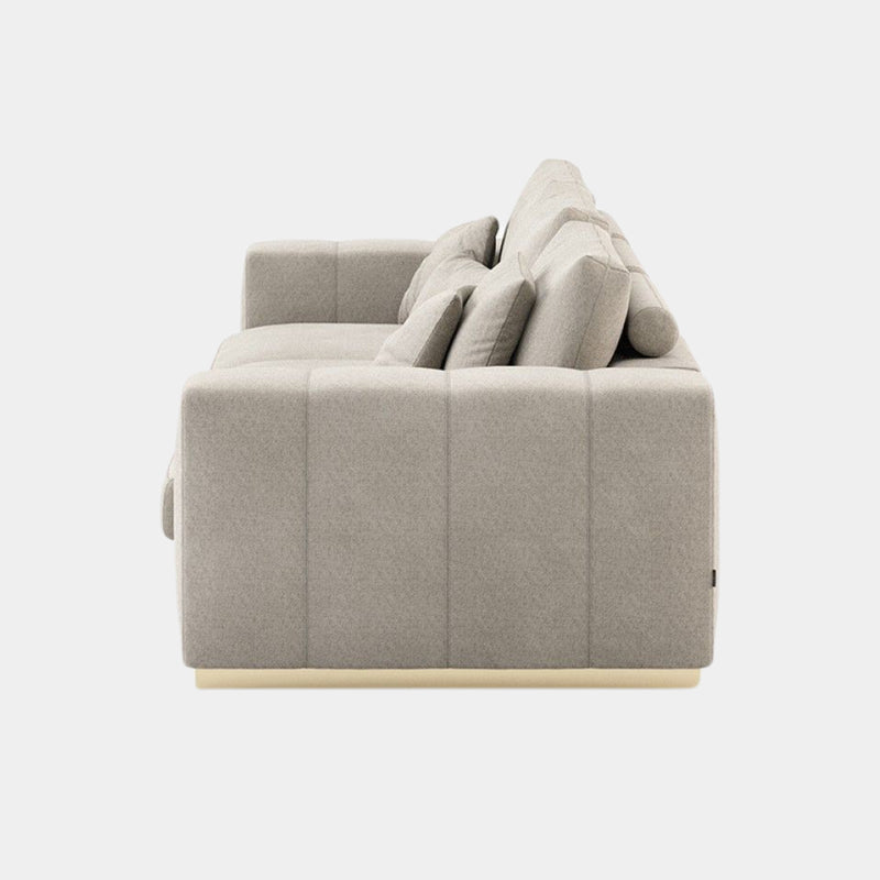 Azevedo Sofa with Golden Metal Base