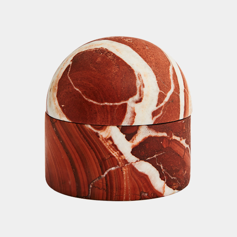 Beehive Box Rosso Marble