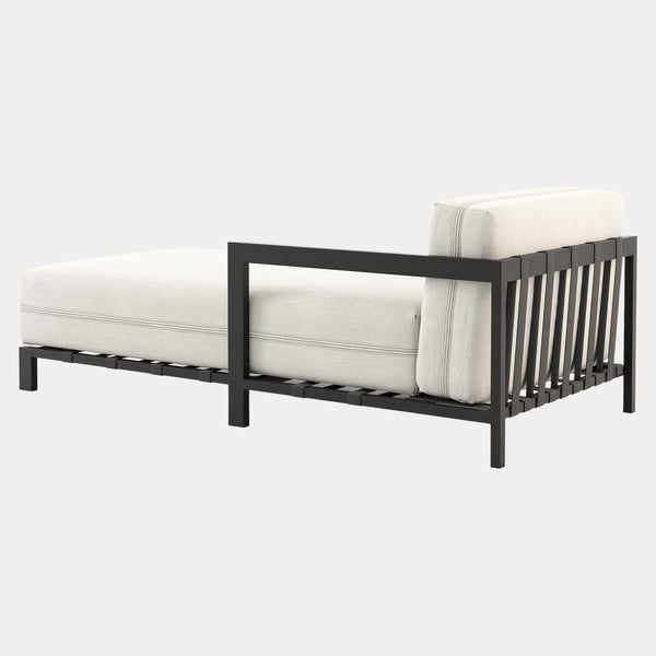 Aveiro Outdoor Chaise Longue with Right Armrest