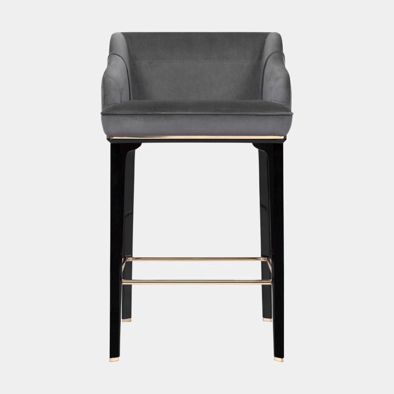 Bosa Bar Chair with Diamond Stitching