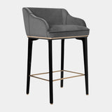 Bosa Bar Chair with Diamond Stitching