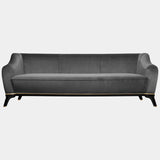 Bosa Grey Velvet Luxury Sofa