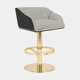 Bosa Bar Chair with Diamond Stitching