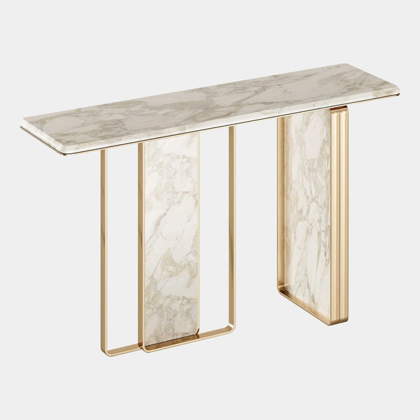 The Private Label Gold Console: Elegance & Sophistication in Marble