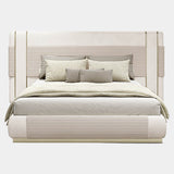 Broadway Pelle Luxury Bed with Golden Detailing