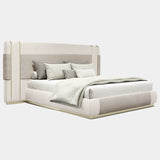 Broadway Pelle Luxury Bed with Golden Detailing