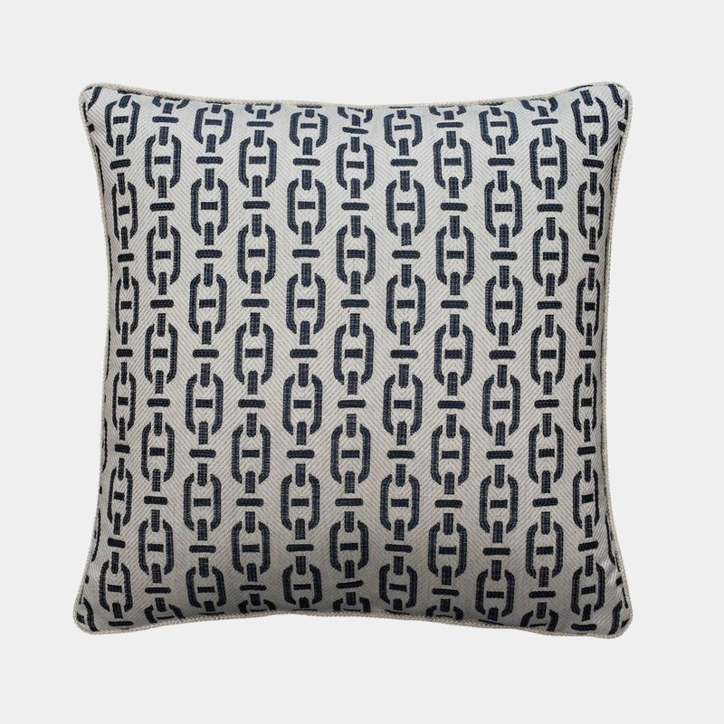 Burlington Navy Feather Filled Cushion