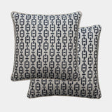 Burlington Navy Feather Filled Cushion