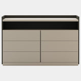 Cálem Chest of Drawers with Upholstered Top