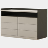 Cálem Chest of Drawers with Upholstered Top