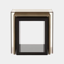 Castle Luxury Brushed Bronze Side Table Set